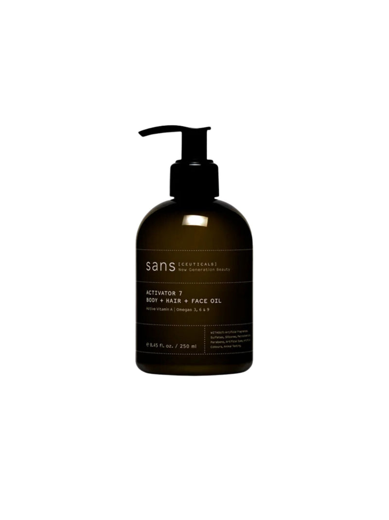 Activator 7 Body + Hair + Face Oil, Sans ceuticals, natural skincare, Nourished