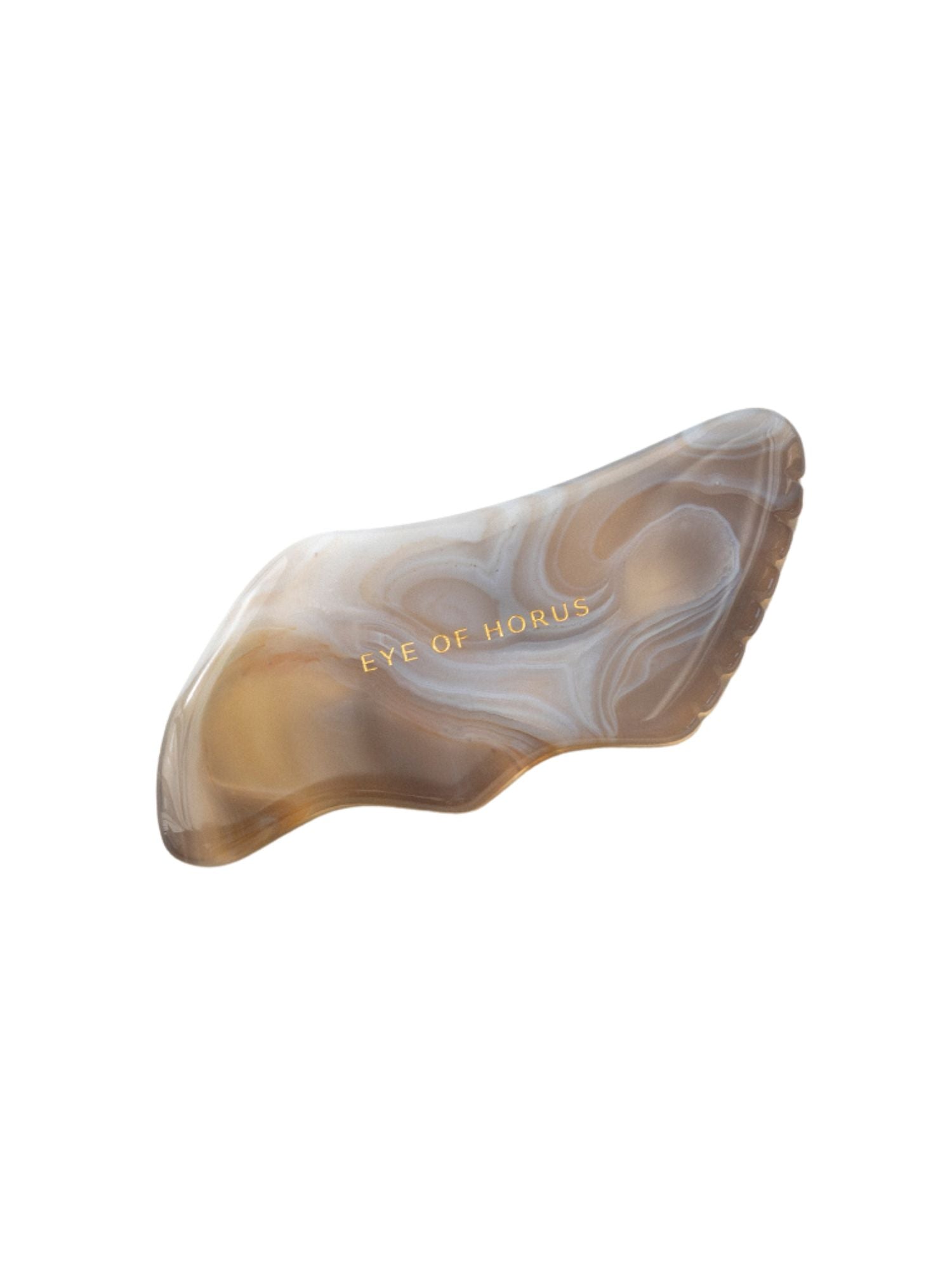 Agate Gua Sha, Eye of Horus, beauty tool, gua sha, beauty roller, agate stone, natural skincare, natuurlijke huidverzorging, serum, facial oil, vegan, Nourished