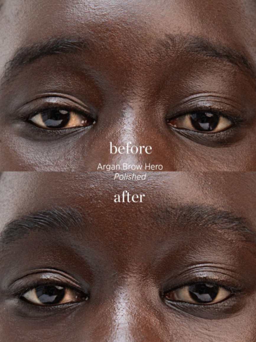 Argan Brow Hero - Pristine, brow gel, wenkbrauw gel, Eco Tan, Nourished