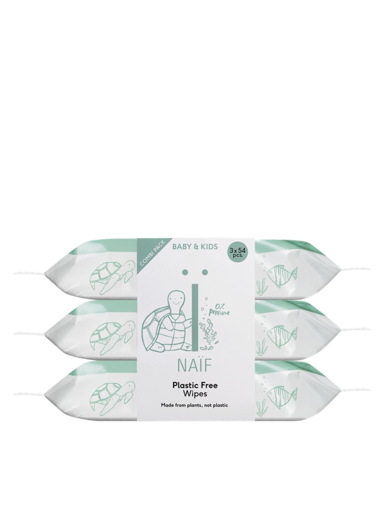 Plastic Free Baby Wipes, Naïf, baby & kids, droge huid, gevoelige huid, vrij van siliconen, vrij van minerale oliën, eczeem, eczema, sensitive skin, silicon free, free of mineral oils, kids skincare, eucalyptus vezels, eucalyptus fibres, nourished, nourished.eu