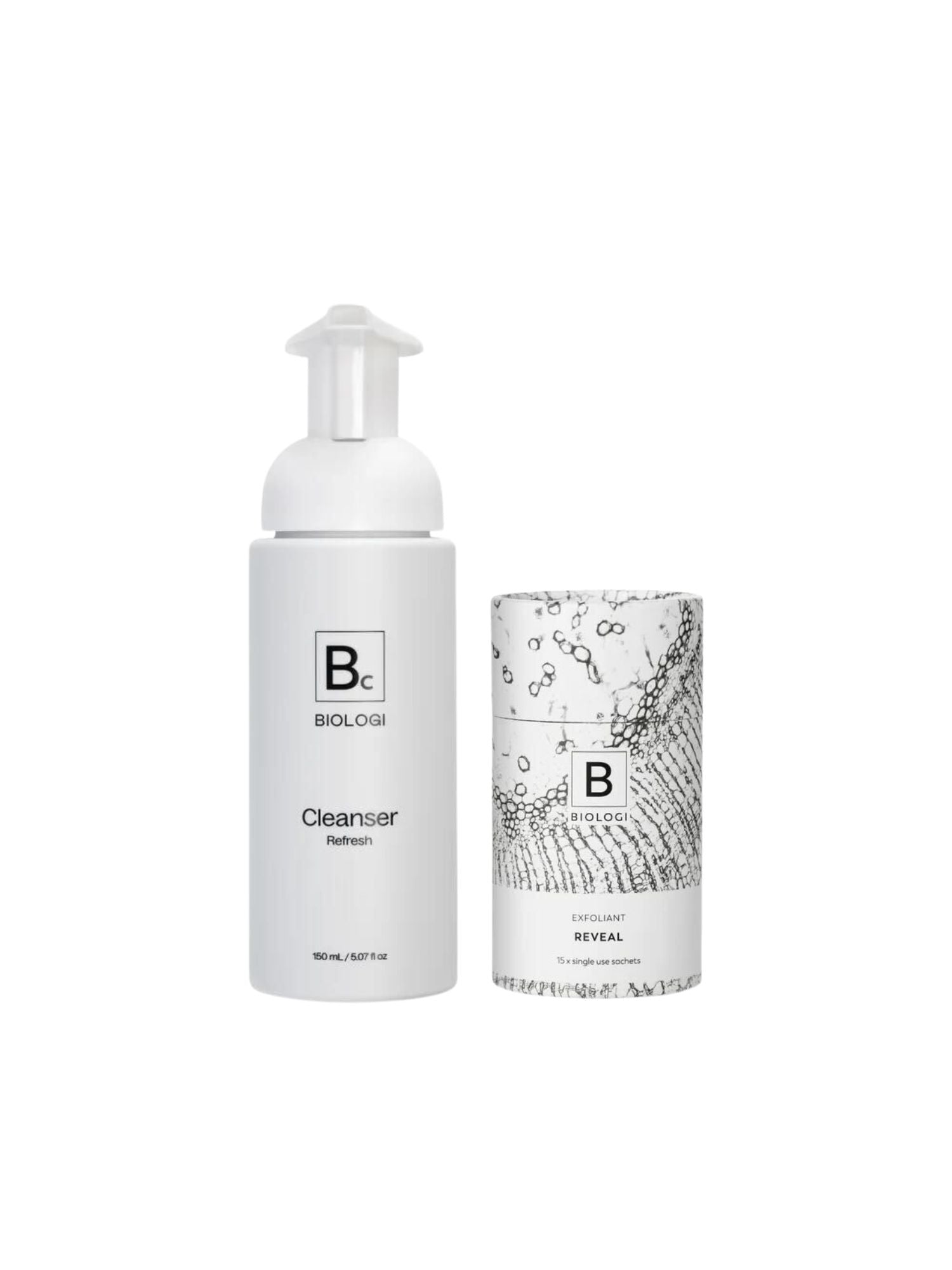 Bc Refresh Cleanser, Bx Exfoliant, Biologi skincare, Nourished