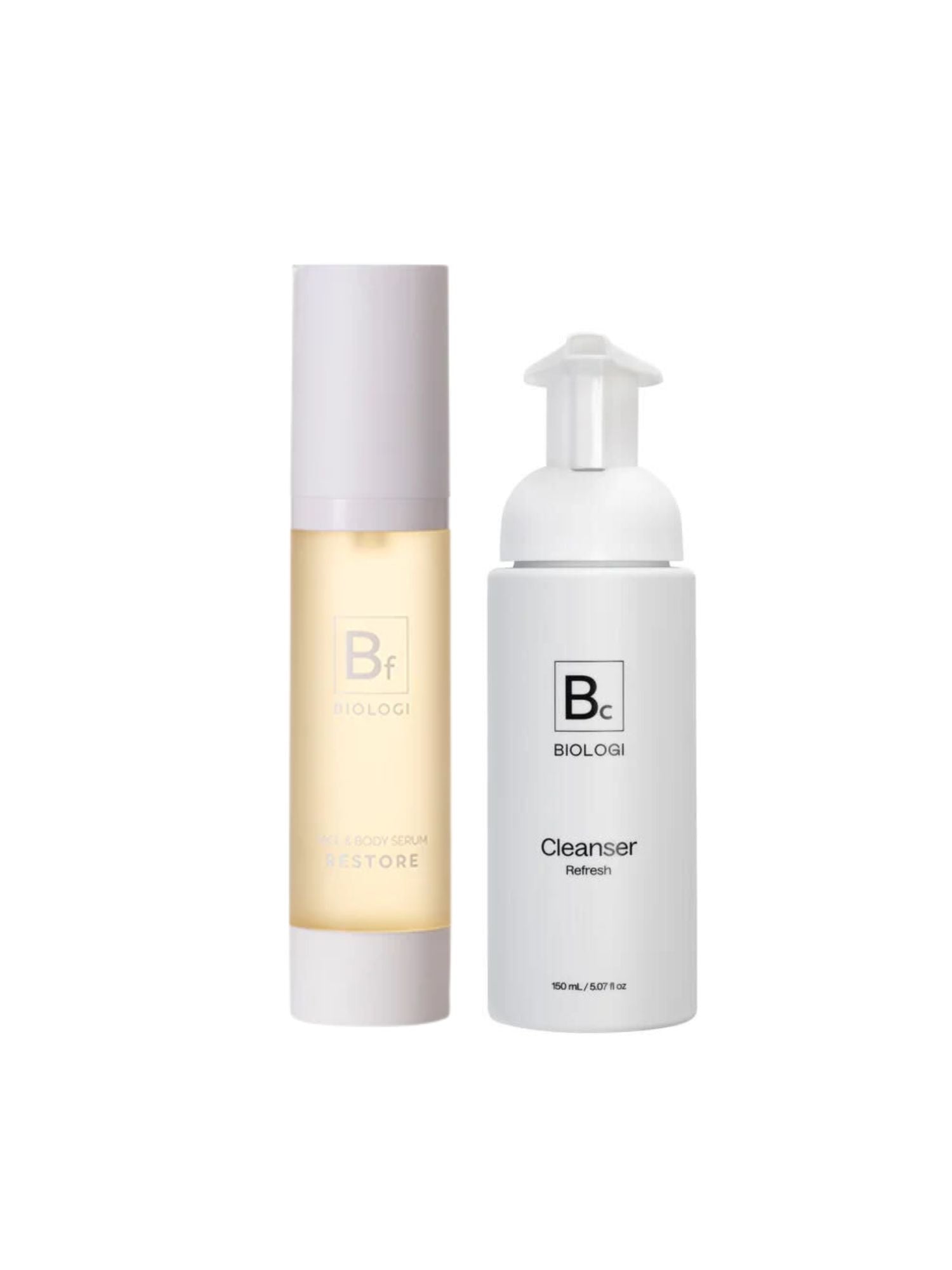 Bc Refresh Cleanser, Bx Exfoliant, Biologi skincare, Nourished