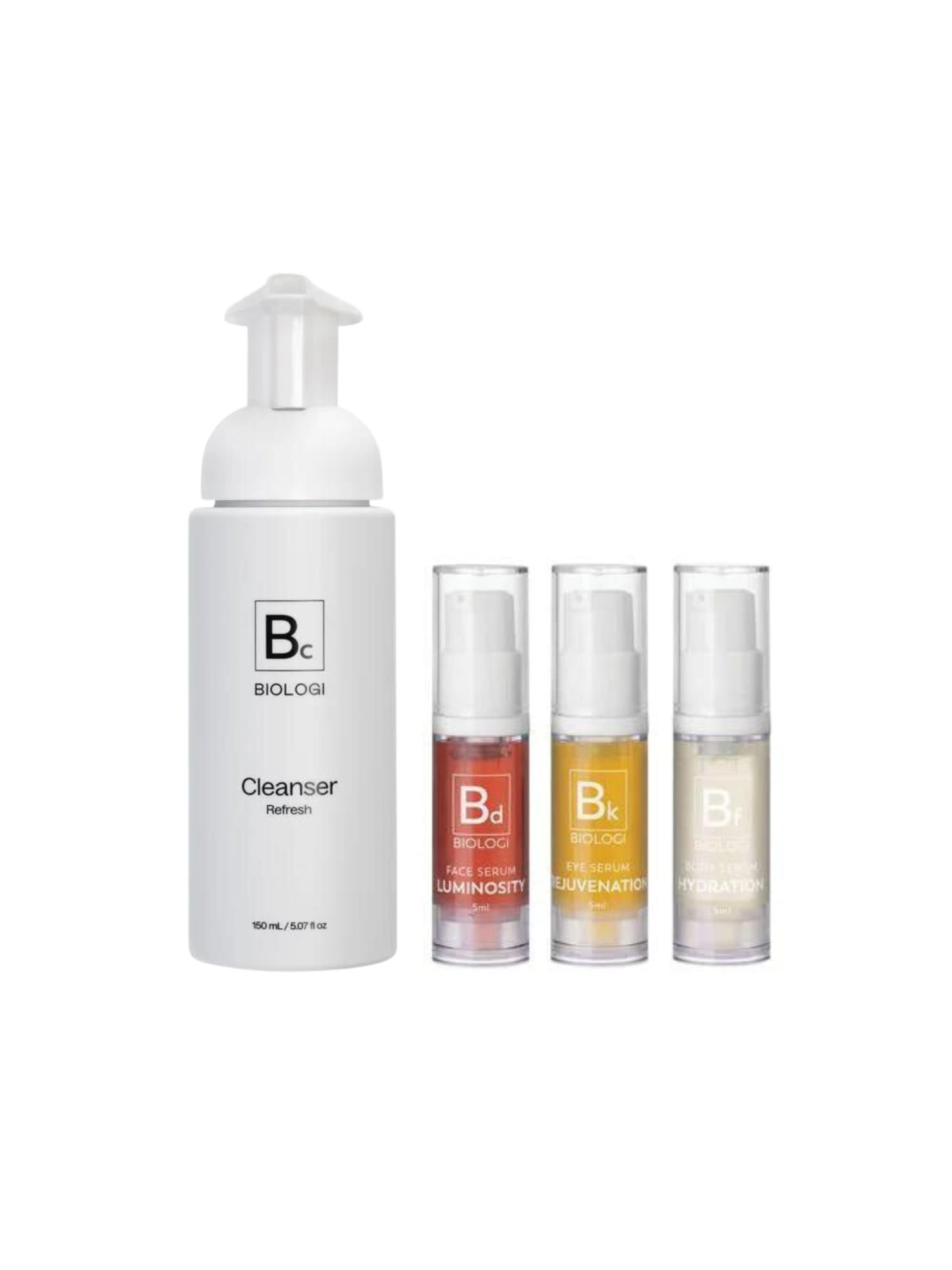 travel skincare, natural serum, natural cleanser, Biologi skincare, Nourished