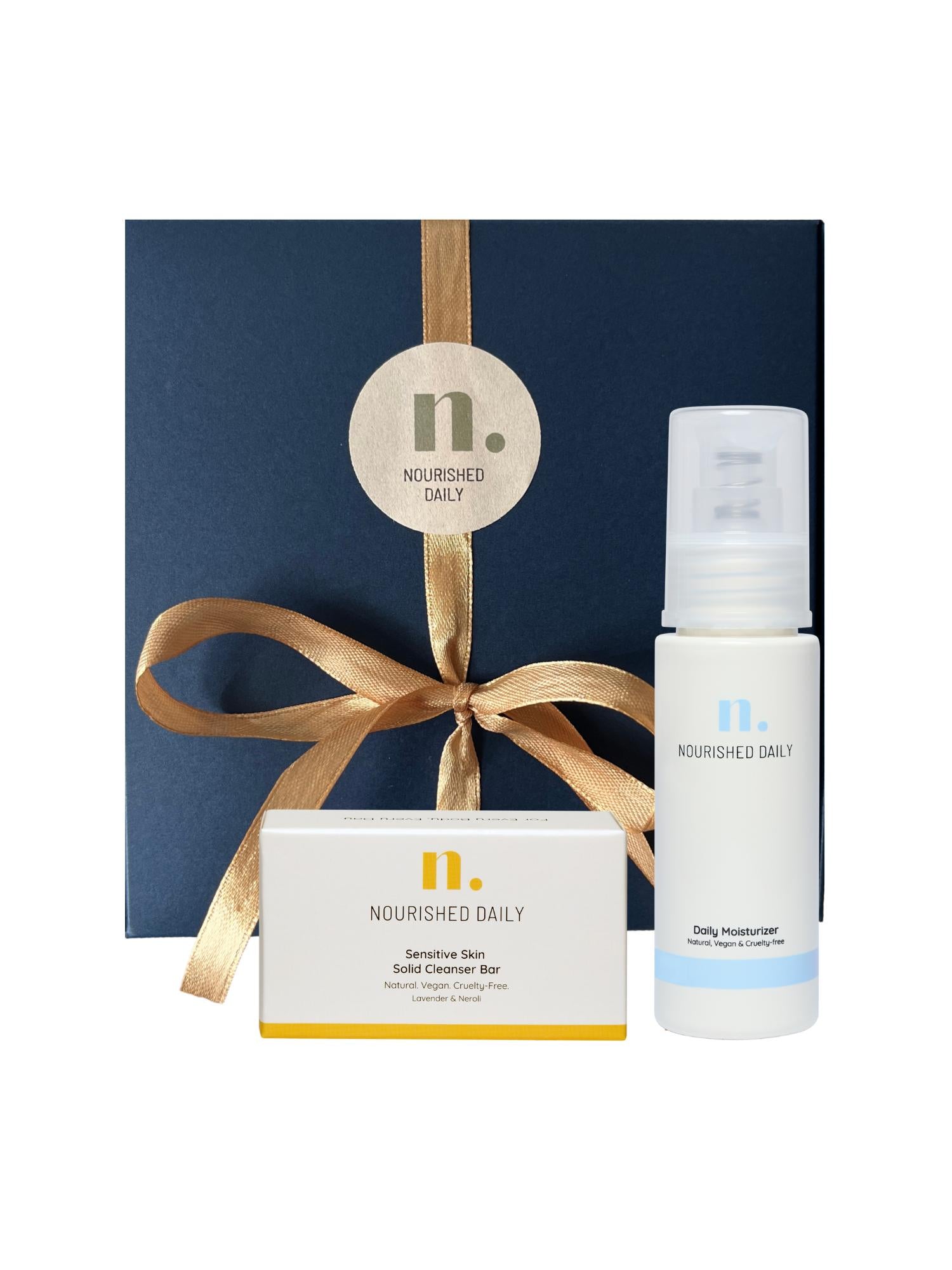 Daily Moisturizer + Sensitive Skin Cleanser Bar Solid Giftset