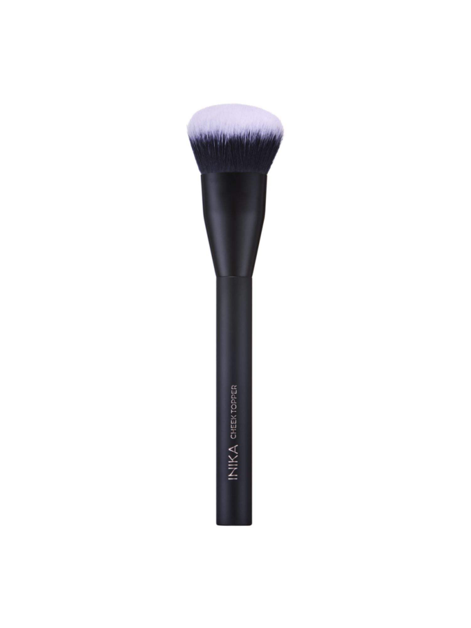 Cheek topper brush, cheek brush, Inika brush, Inika Organic, Inika, Nourished, Nourished Nederland, makeup brush, make-up kwast, contour brush, blush brush, bronzer brush, bronzer kwast, blush kwast, vegan brush, vegan, vegan makeup, natural