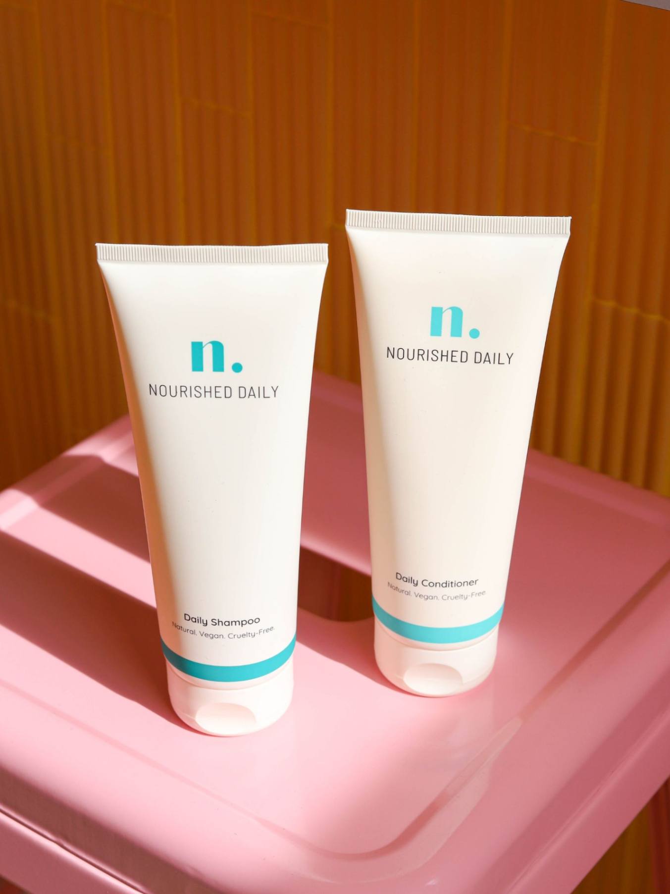 Daily shampoo, natural shampoo, natuurlijke shampoo, conditioner, Nourished Daily, Nourished