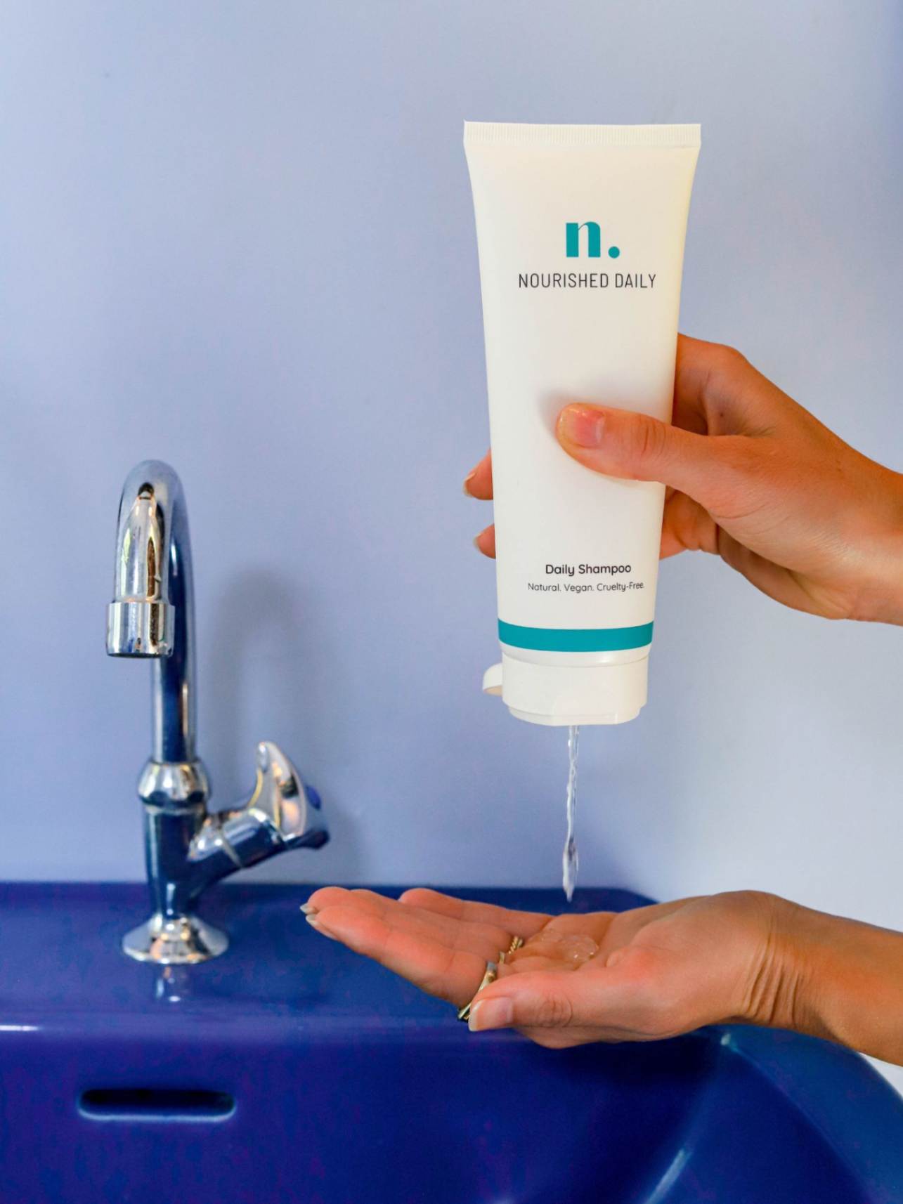 Daily shampoo, natural shampoo, natuurlijke shampoo, Nourished Daily, Nourished