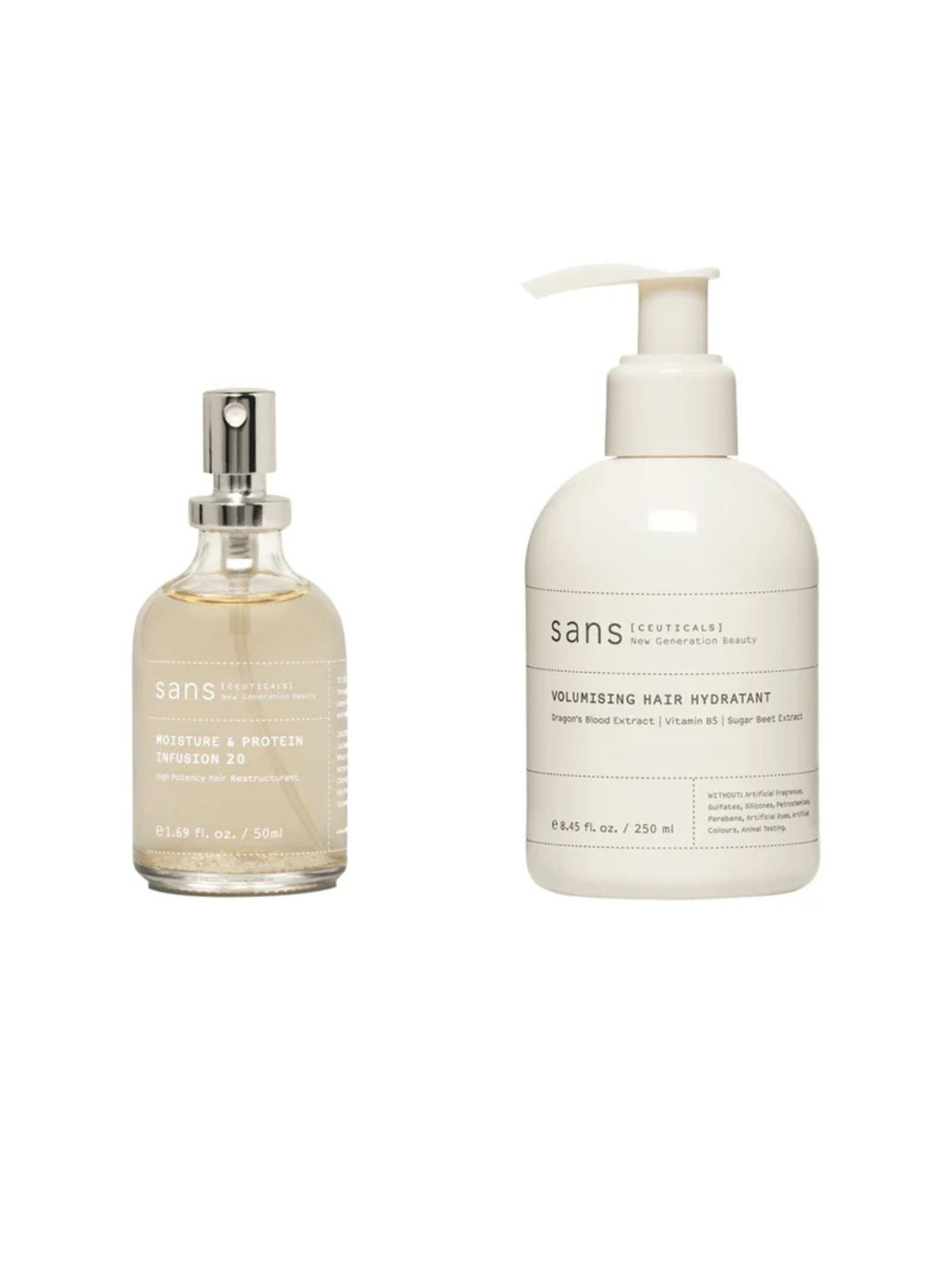 Sans[ceuticals] en Nourished Nederland, Official Sans[ceuticals] distributor, PH + Shine corrector, natural haircair, natuurlijke haarverzorging, natuurlijke haarstyling, moisture protein infusion, haarspray, haar olie, haarserum, natuurlijke shampoo, biologische shampoo, gezond en natuurlijk haar met Sans[ceuticals], Moisture + protein infusion, volumising hair wash, nourishing hair wash, balancing hair wash, Sans[ceuticals] body wash, Sans[ceuticals] Baobab Body & Hand repair creme.