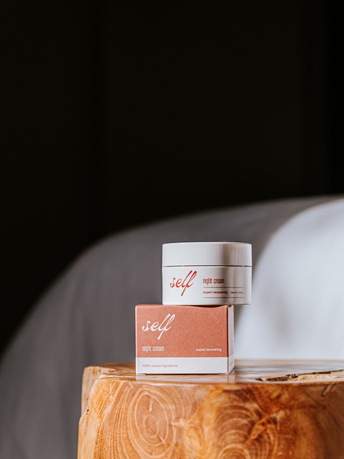 Expert Recovering Night Cream, nachtcreme, Natural Self, Self Skincare, Nourished