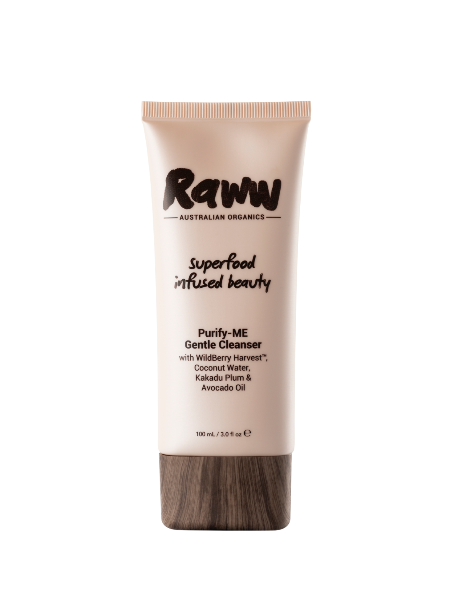 Raww cosmetics, skincare, huidverzorging, cleanser, Nourished