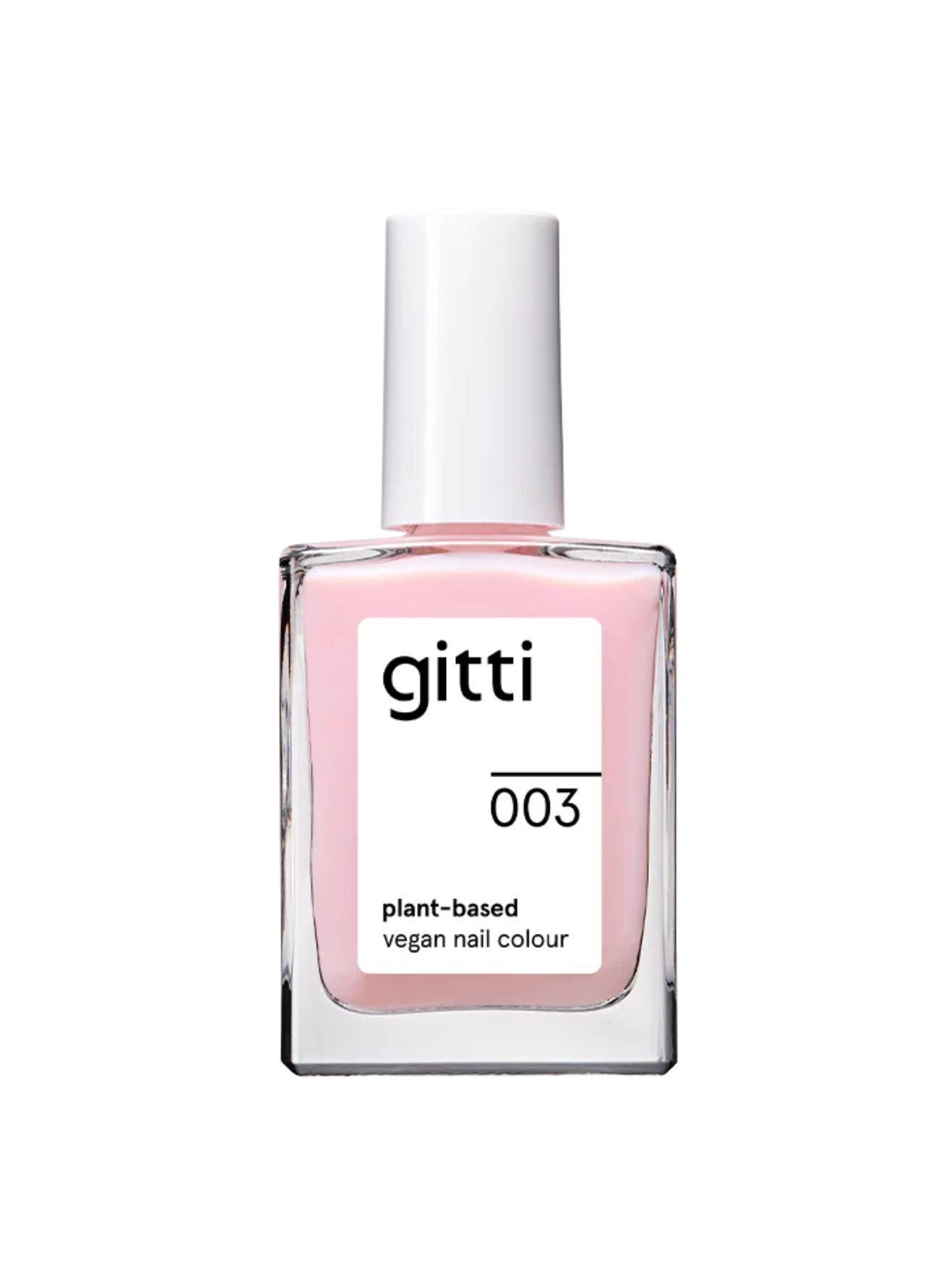 Glassy Blush, no. 003, Gitti, natural nail polish, natuurlijke nagellak, doorzichtige roze nagellak, sheer pink nail polish, plant-based nail polish, vegan nail colour, vegan, nail care, nagelverzorging, 23-free, PETA certified, Nourished