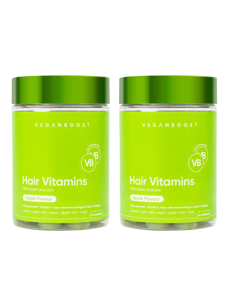 Hair vitamins, haar vitamines, haargroei, Veganboost, Nourished