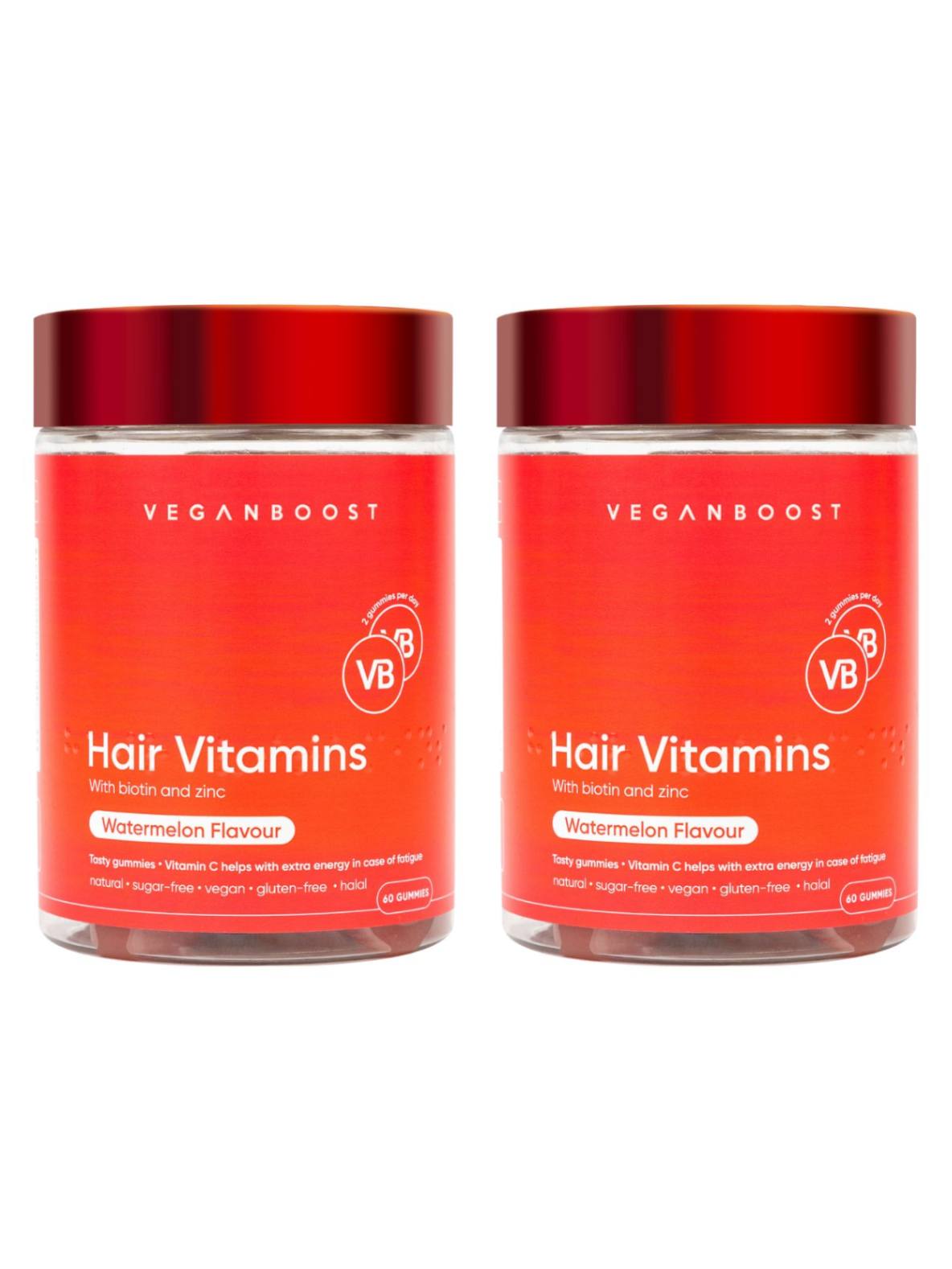 Hair vitamines, haar vitamines, haargroei, Veganboost, Nourished