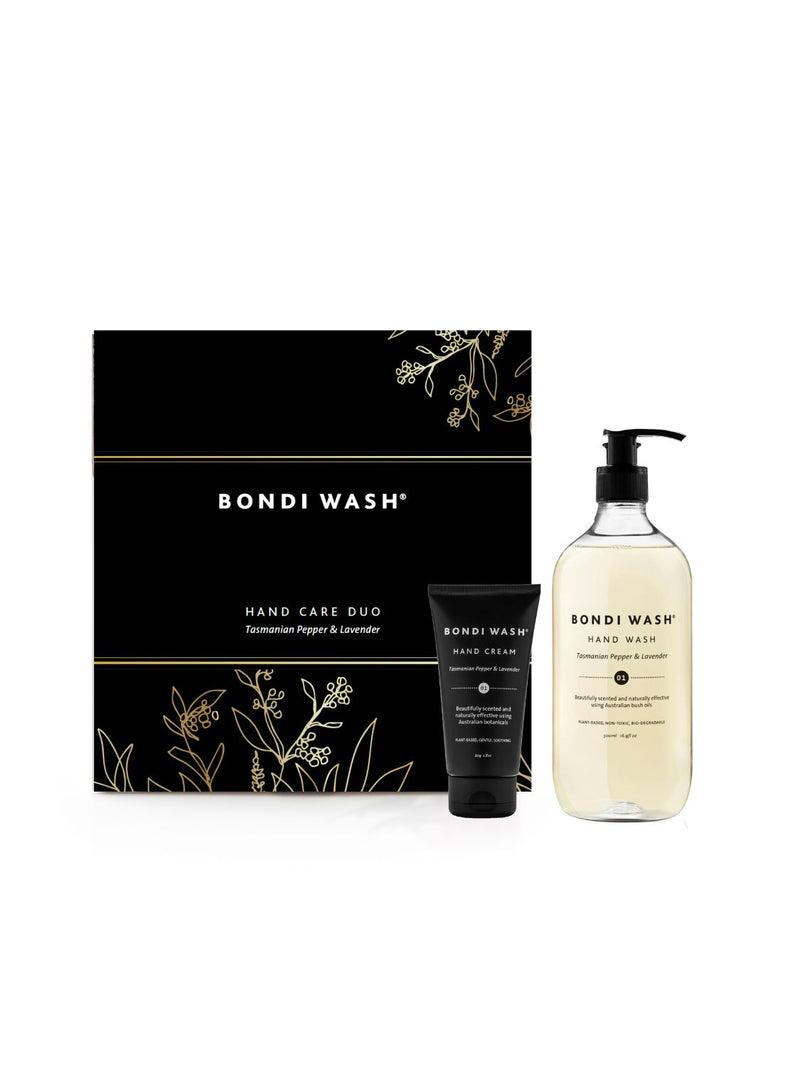 Hand Care Duo - Tasmanian Pepper & Lavender, Bondi Wash, Nourished