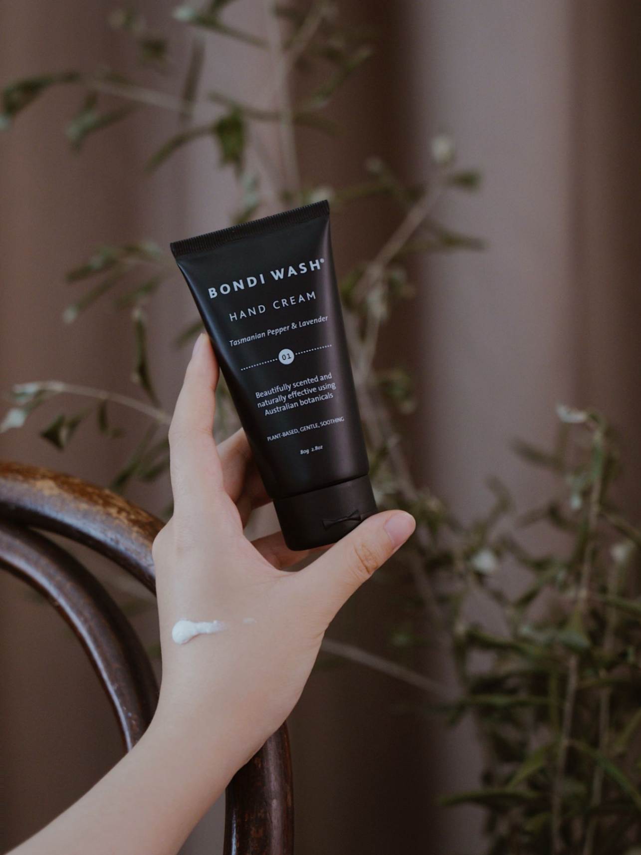 Hand Cream Tasmanian Pepper & Lavender, Bondi Wash, Nourished