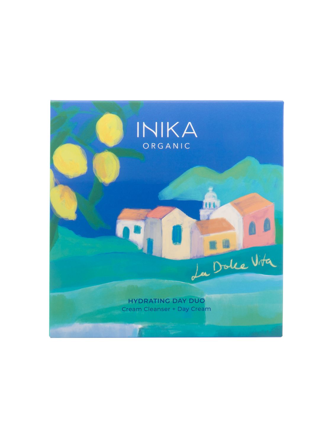 Hydrating Day Skin Duo, cream cleanser, day cream, Inika Organic, Nourished