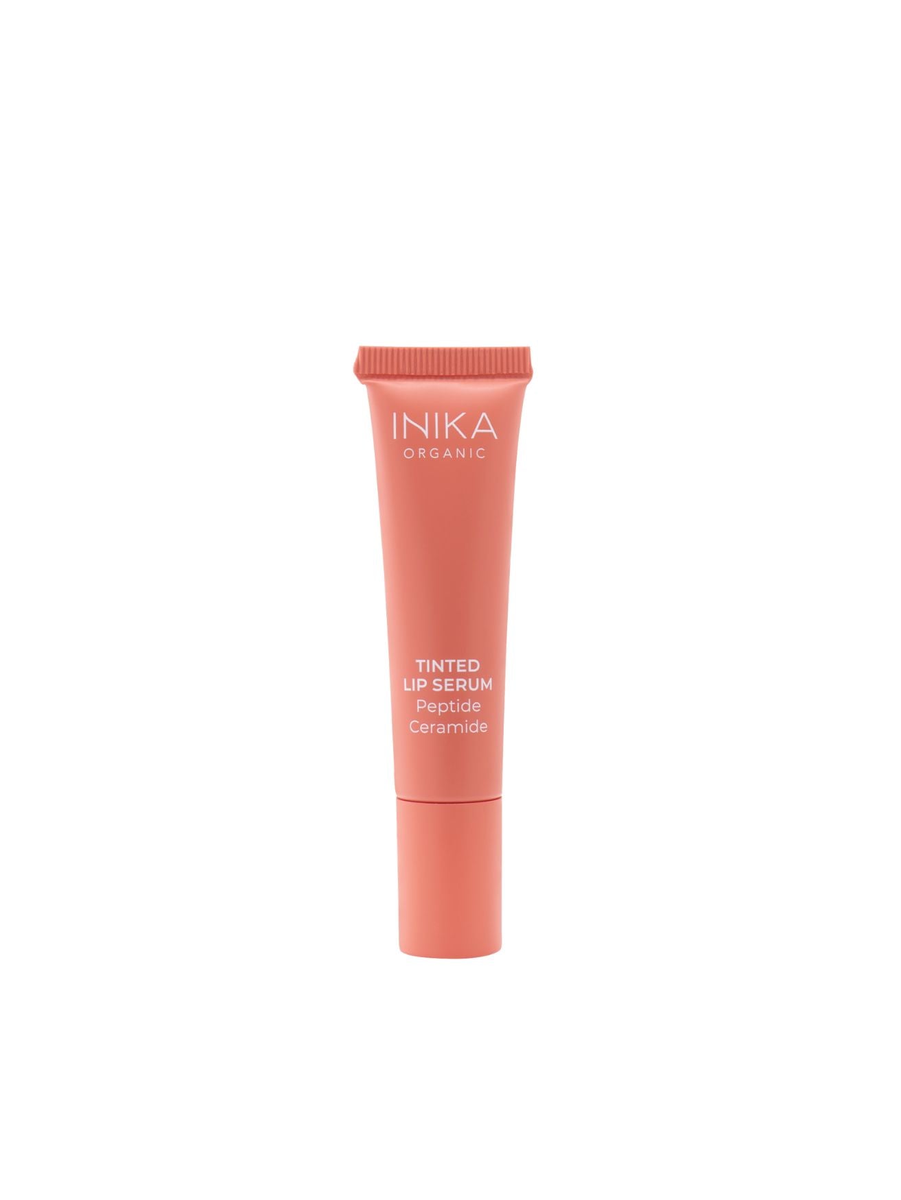 Tinted Lip Serum - Blush, peptide + ceramide, Inika Organic, Nourished