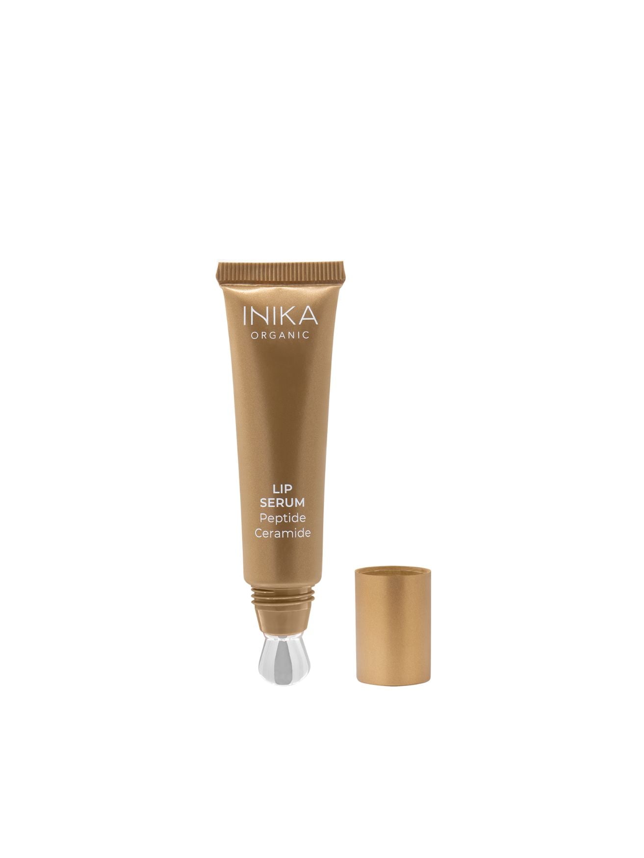 Lip Serum Clear, peptide + ceramide, Inika Organic, Nourished