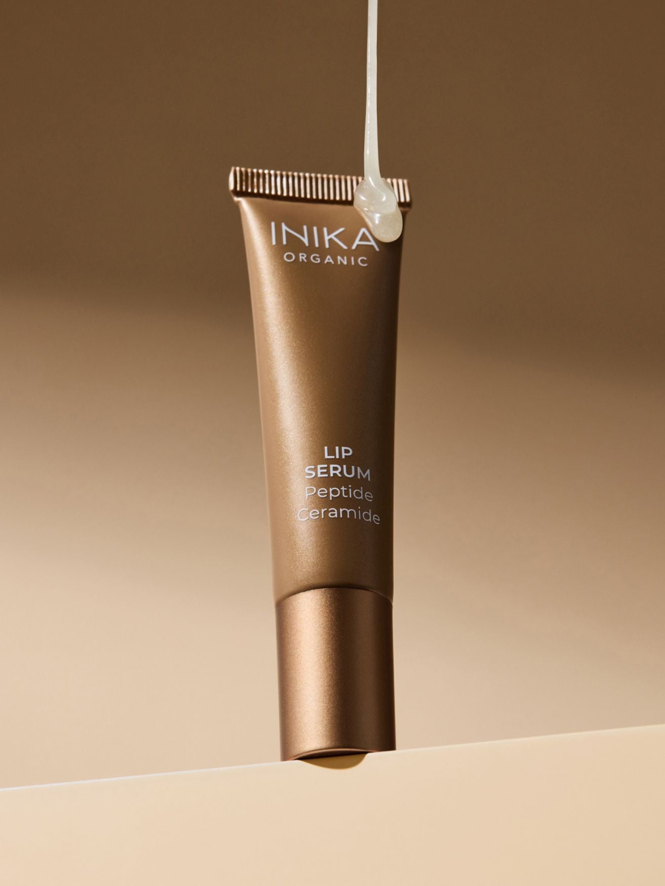 Lip Serum Clear, peptide + ceramide, Inika Organic, Nourished