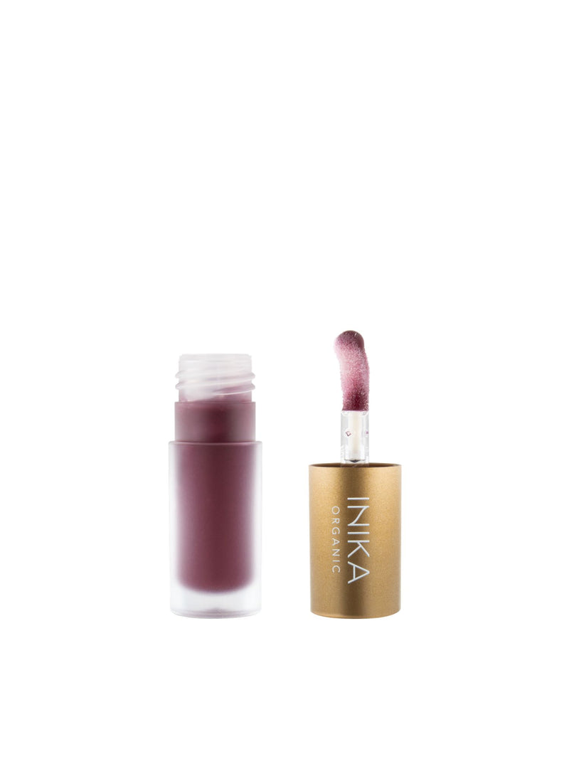 Tinted Lip Oil Mulberry, Lip olie, Inika Organic, Nourished