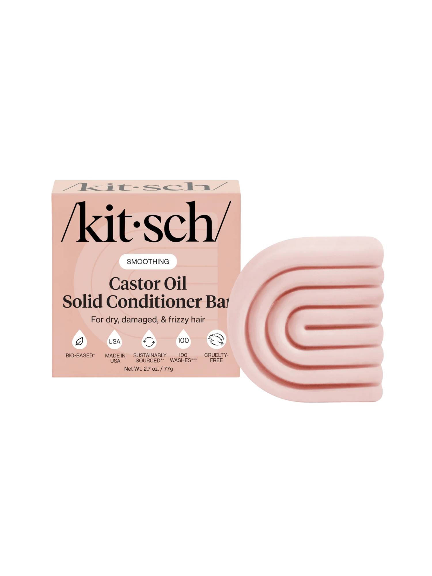 Caster oil conditioner bar, caster oil, solid conditioner bar, natural conditioner, Kitsch, Nourished