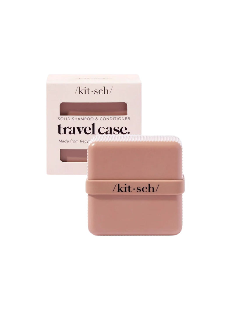 Bottle-Free Beauty Travel Case, solid bar case, Kitsch haircare, Nourished