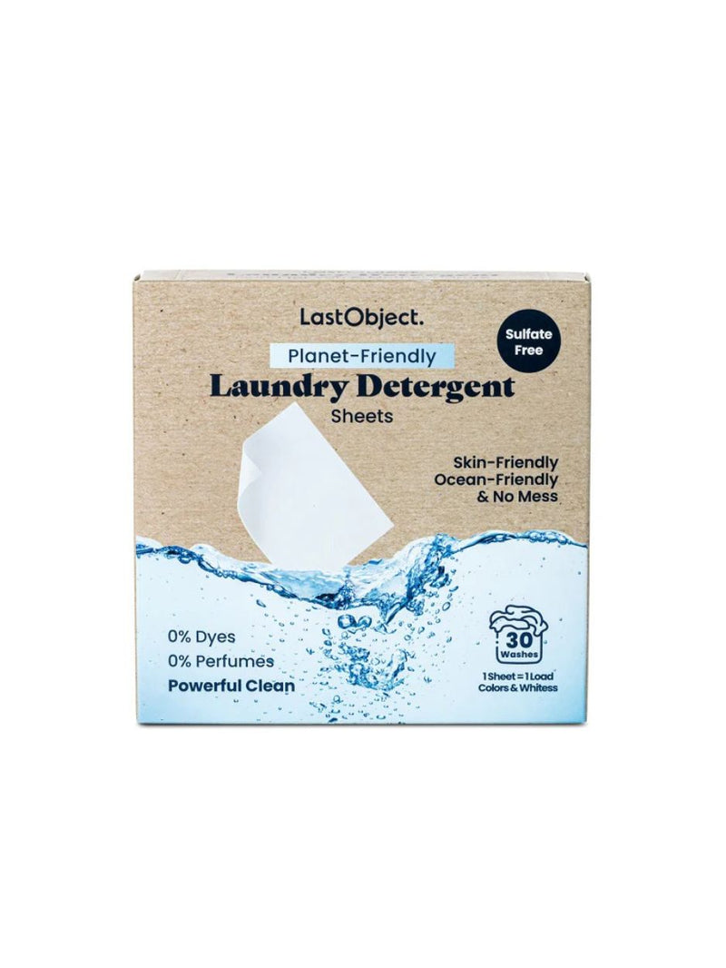 Laundry detergent sheets, Last Object, laundry detergent, natural detergent, eco-friendly, eco-living, skin-friendly detergent, ocean-friendly detergent, 0% perfume, detergent sheets, sulfate free, vegan, cruelty free, Nourished