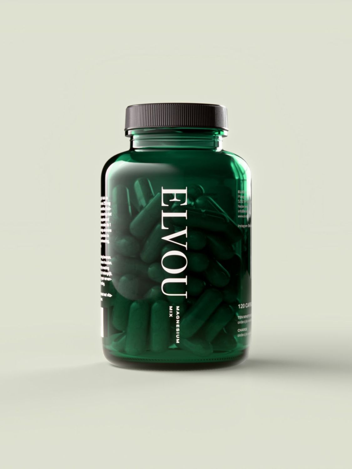 Magnesium Mix, magnesium supplement natuurlijk, Elvou, Nourished 