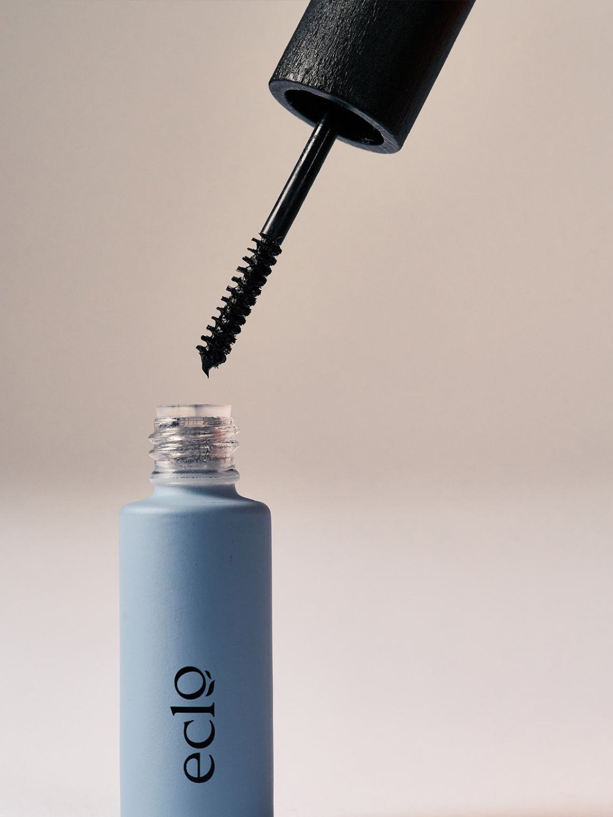Mascara Noir Profond, natural black mascara, Eclo makeup, Nourished