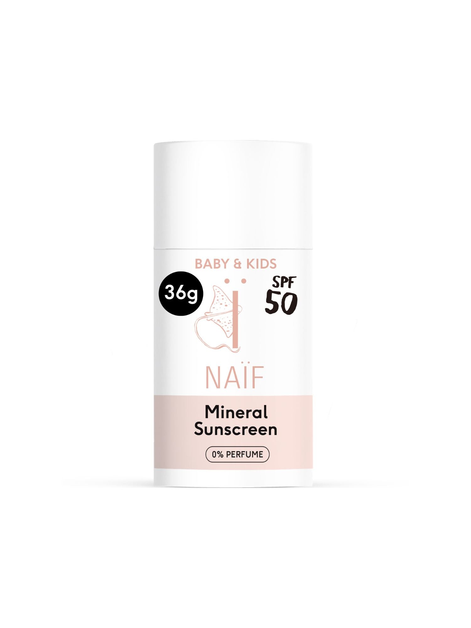 Stick Sunscreen, sunscreen spf 50, Sunscreen spf 50 perfume free, kids sunscreen, naif, nourished.