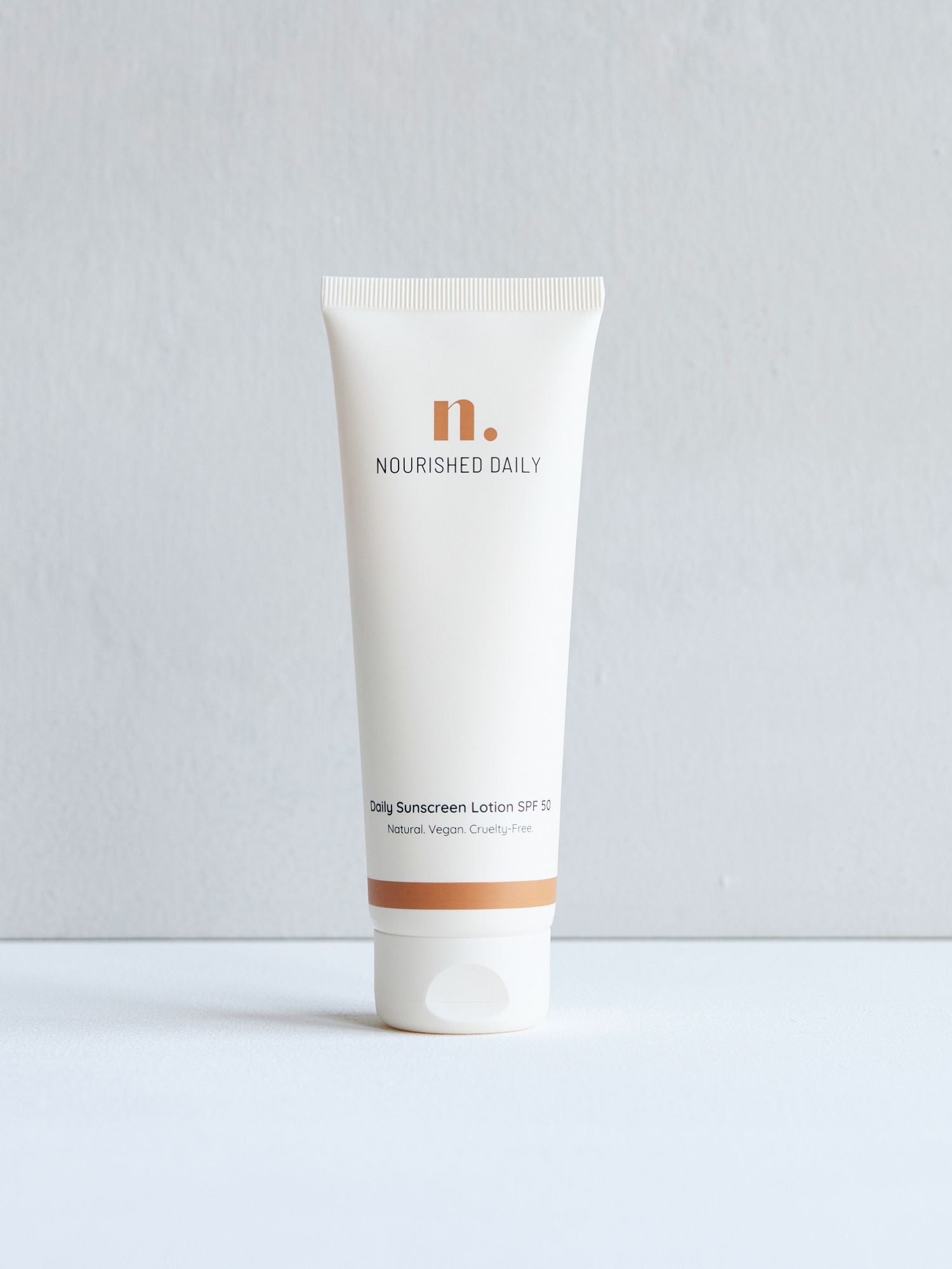 Natural Daily Susncreen Lotion SPF50, Daily Sunscreen, Sunscreen SPF50, Nourished Daily.