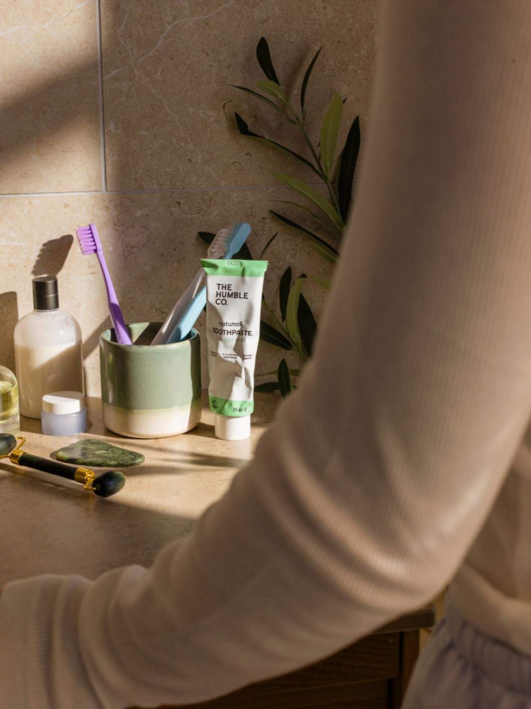 Natural Toothpaste Fresh Mint, The HumbleCo, Nourished