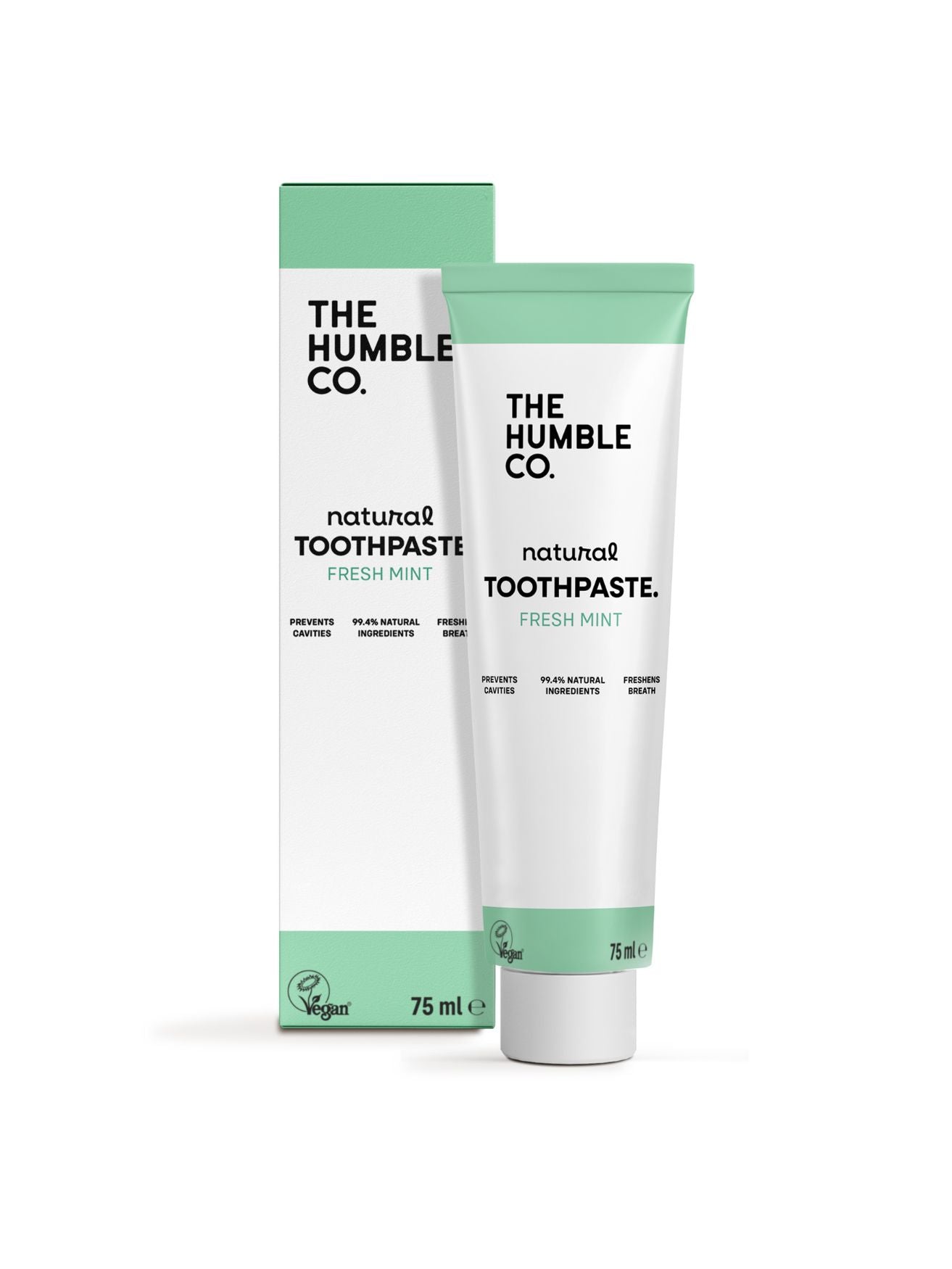 Natural Toothpaste Fresh Mint, The HumbleCo, Nourished