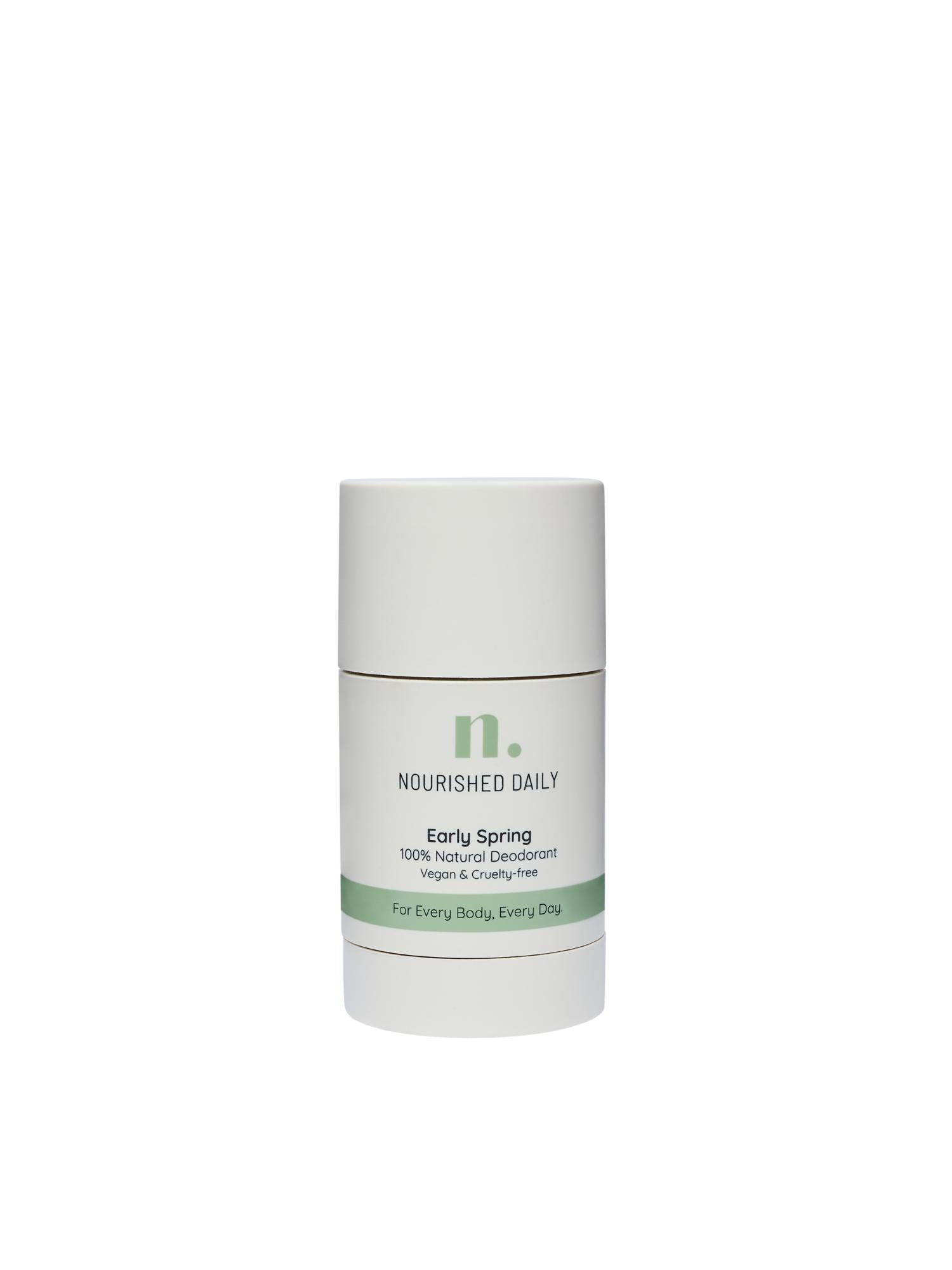 Nourished Daily Natural Deodorant Stick Early Spring