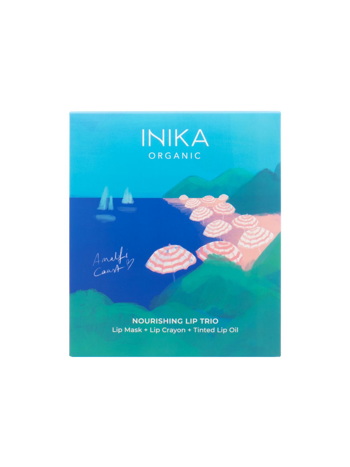 Nourishing Lip Care Trio, natural lip products, Inika Organic, Nourished