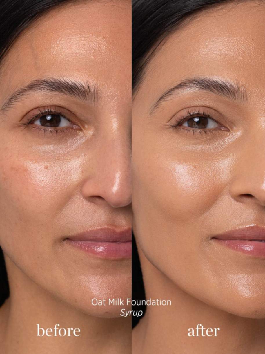 Oat Milk Liquid Foundation Syrup, dewy foundation, Ere Perez, Nourished