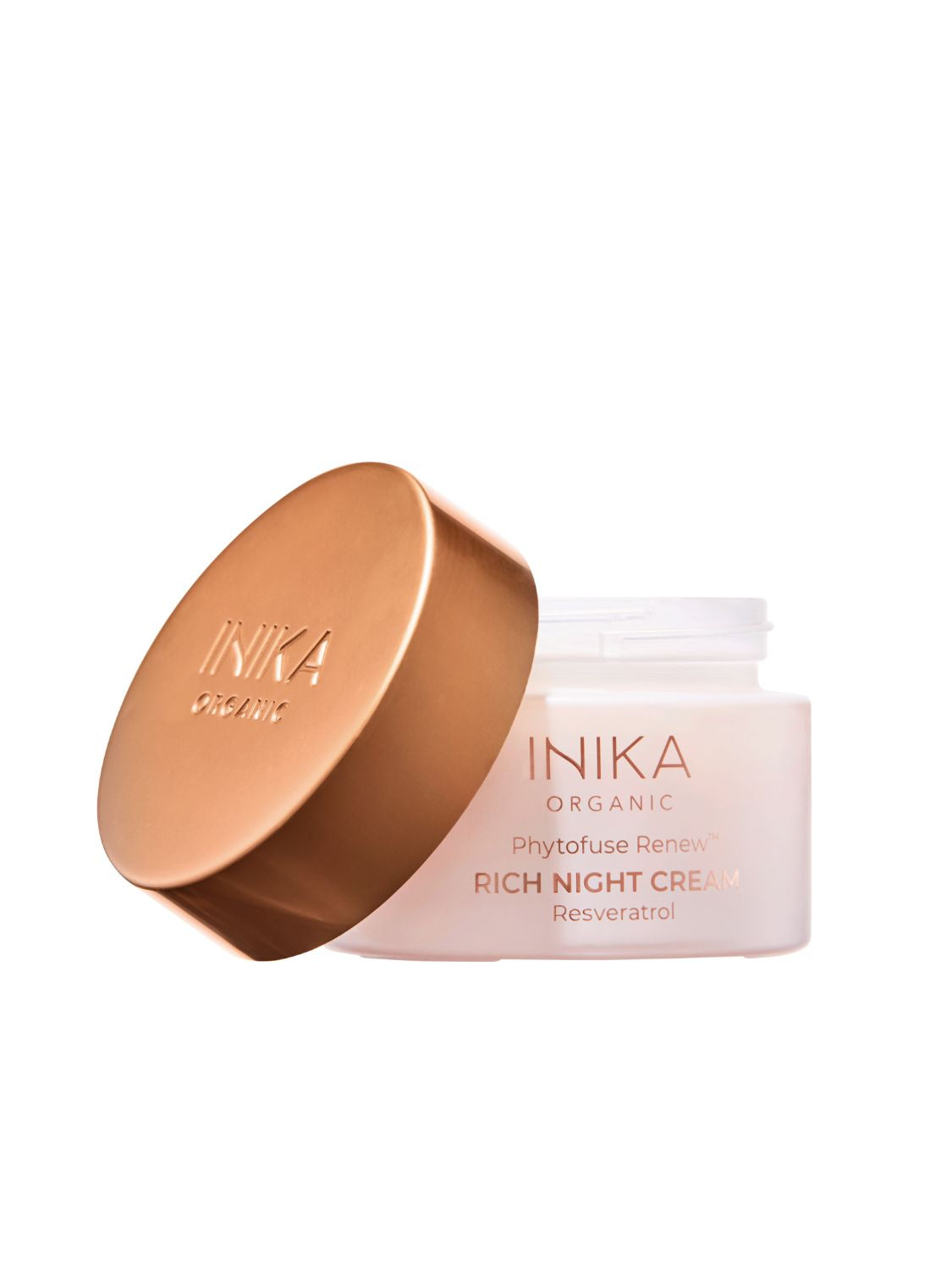 Phytofuse Renew Maca Root RICH Night Cream, INIKA Organic Skincare Phytofuse Renew Maca Root RICH Night Cream, Nourished INIKA organics, Nourished.nl, natuurlijke huidverzorging, vegan huidverzorging, natural skincare, non-toxic skincare, natuurlijke dagcrème, natural day cream, macca day cream, nacht creme, natural night cream, rich macca night cream, Inika organics nederland.