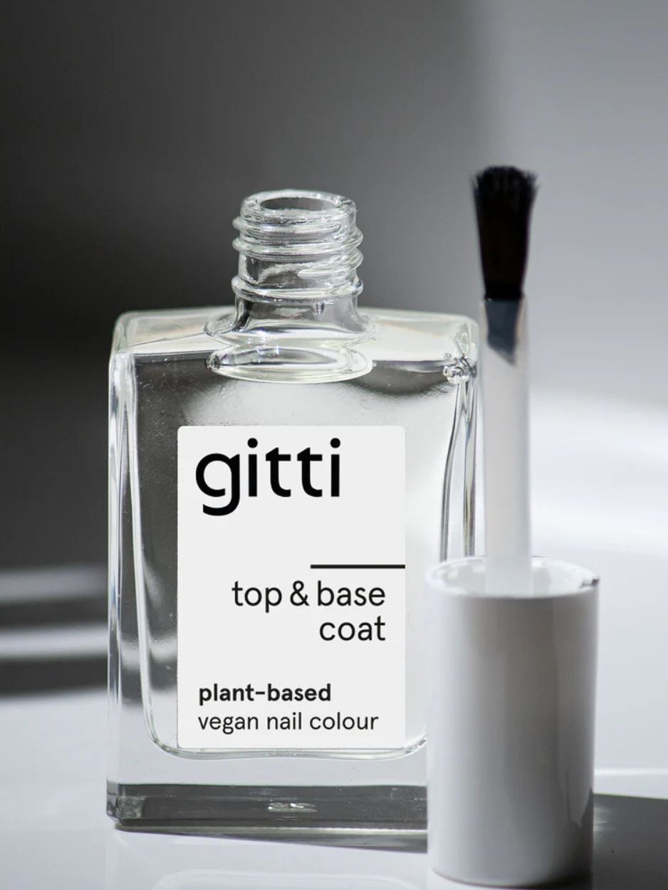 Plant-based Top&Base Coat | Natural nail care | Gitti