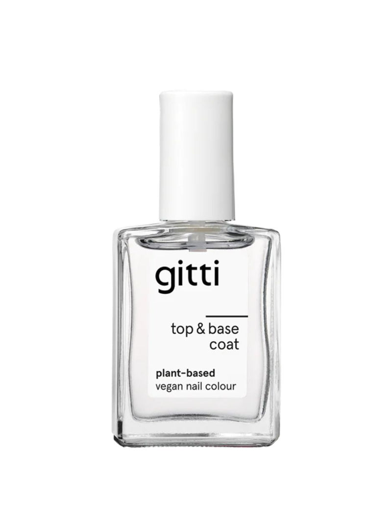 base & top coat, plant based nail coat, Gitti, vegan nail care, nail polish, natuurlijke nagelverzorging, natuurlijke nagellak, plantaardige nagelverzorging, vegan, 23-free, PETA certified, Nourished