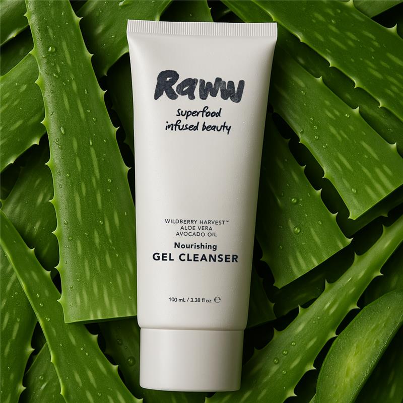 Nourishing Gel Cleanser, RAWW Cosmetics, Nourished