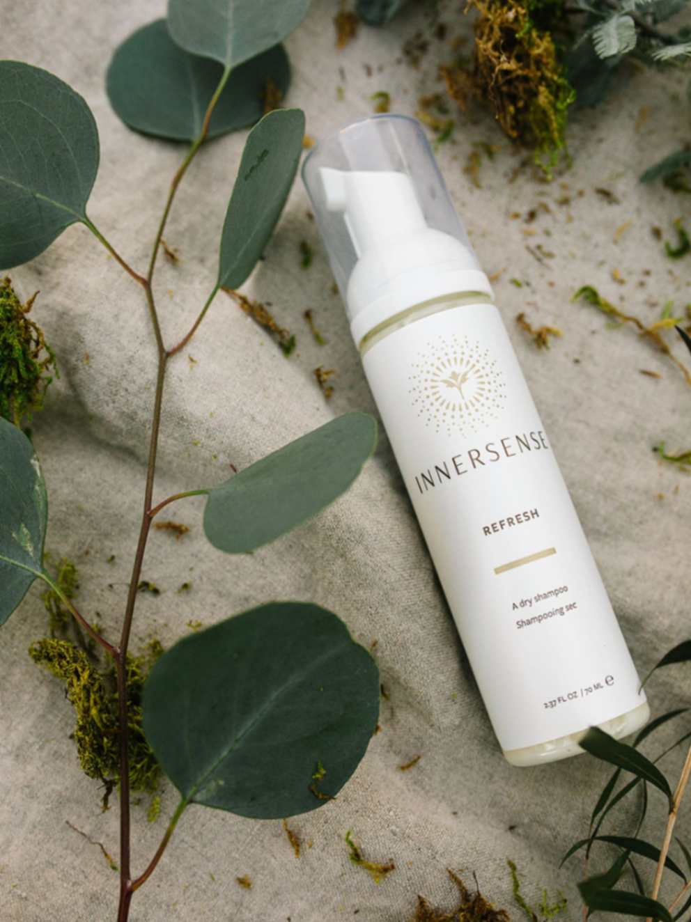 Refresh Dry Shampoo, natuurlijke droogshampoo, Innersense, Nourished
