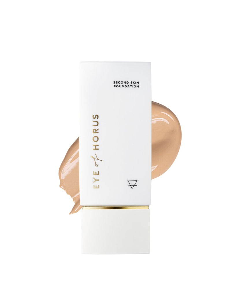 Eye of horus, second skin foundation, foundation, natural foundation, spf make-up, nourished, eye of horus cosmetics, liquid, full coverage