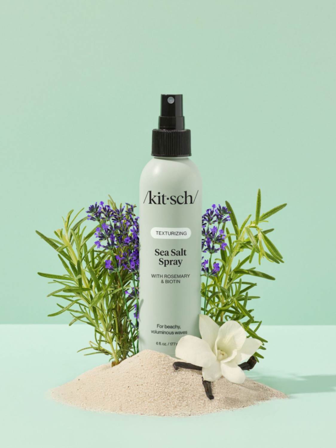 Texturizing Sea Salt Spray, beach waves hair, Kitsch haircare, Nourished