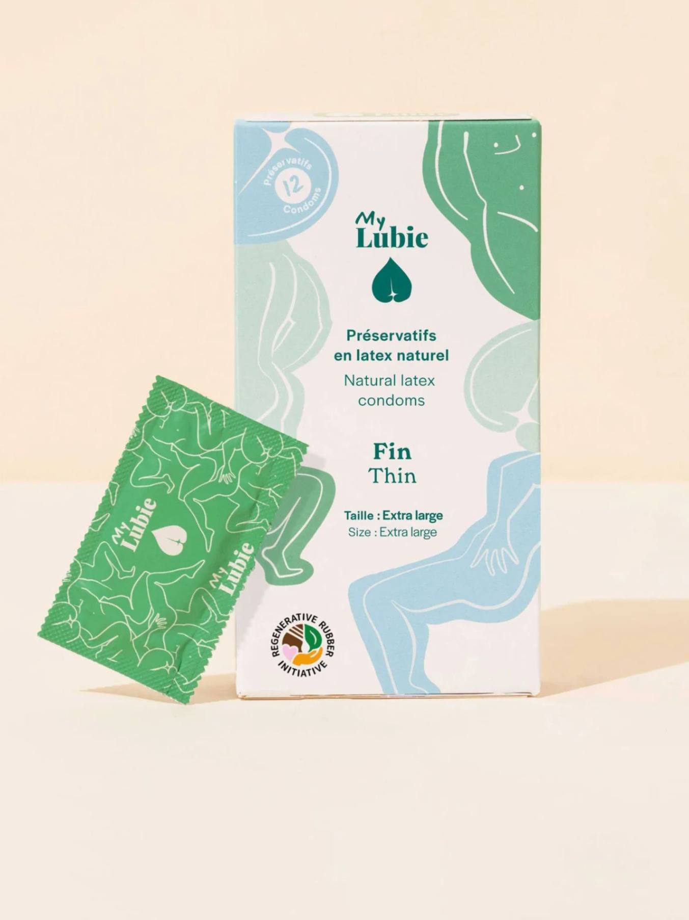 Ultra Thin Natural Condoms - Extra Large, Natuurlijke condooms, MyLubie, Nourished