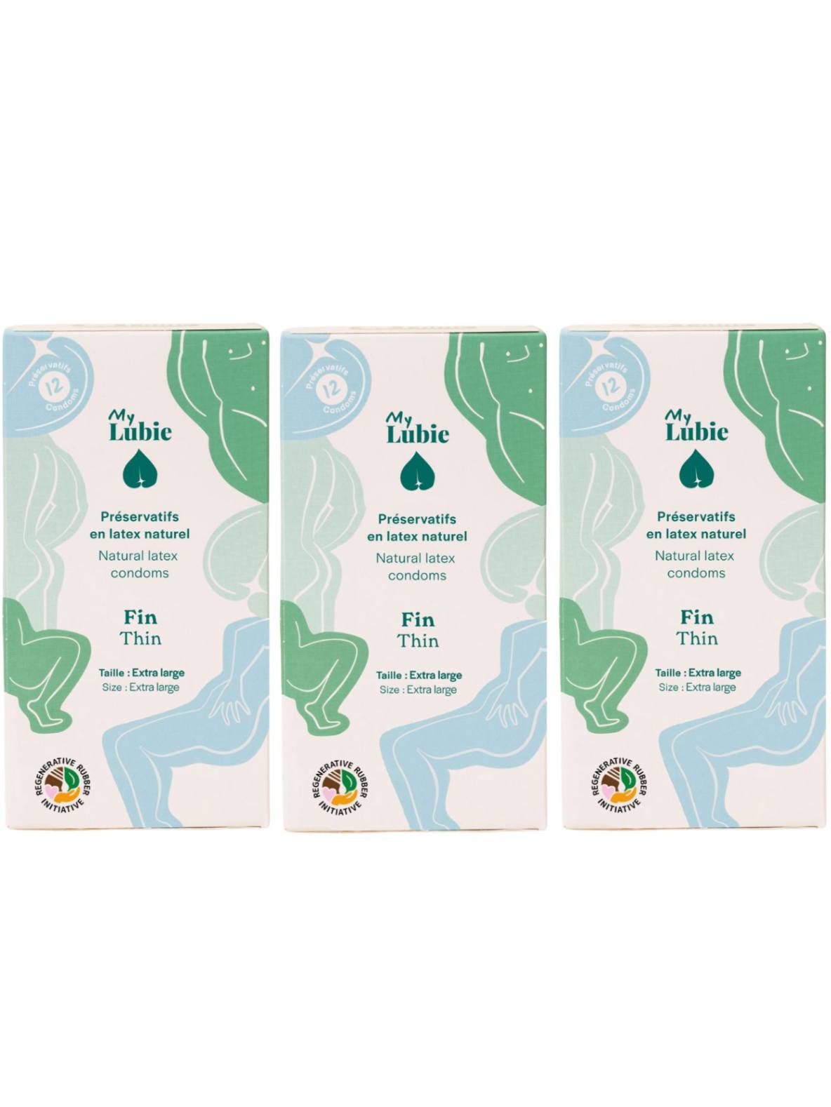 Ultra Thin Natural Condoms - Extra Large, Natuurlijke condooms, MyLubie, Nourished