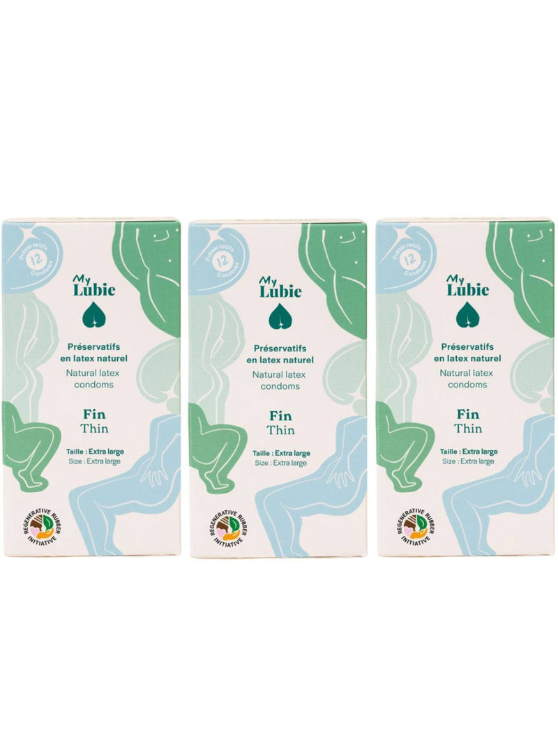 Ultra Thin Natural Condoms - Extra Large, Natuurlijke condooms, MyLubie, Nourished