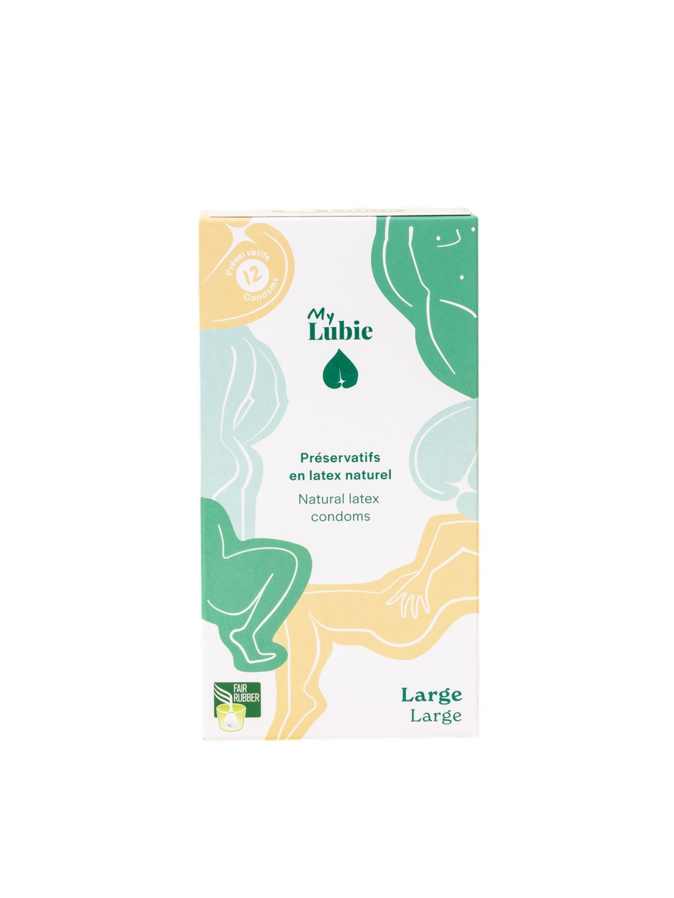 Ultra Thin Natural Condoms, Large condoms, MyLubie, Nourished
