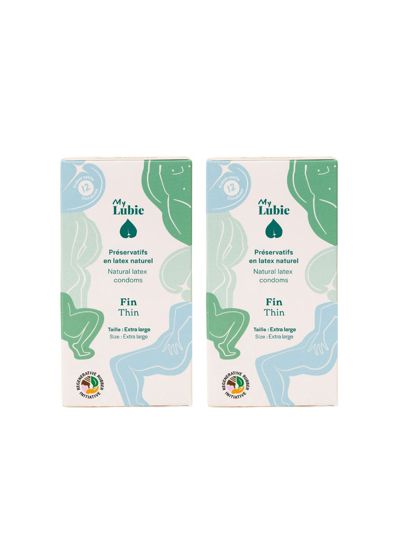 Ultra Thin Natural Condoms - Extra Large, Natuurlijke condooms, MyLubie, Nourished