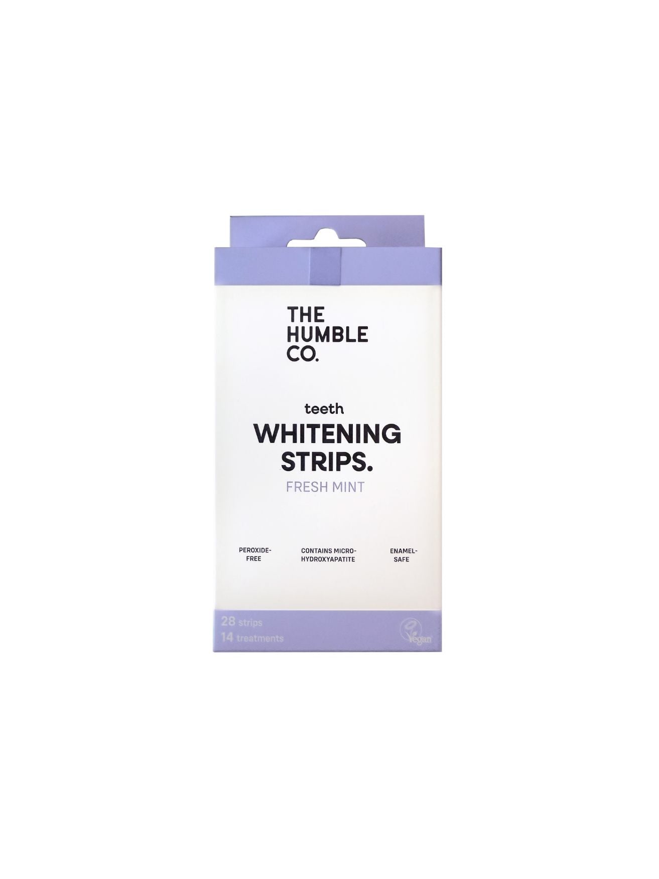 Whitening Strips - Mint, natural teeth whitening, The Humble Co, Nourished