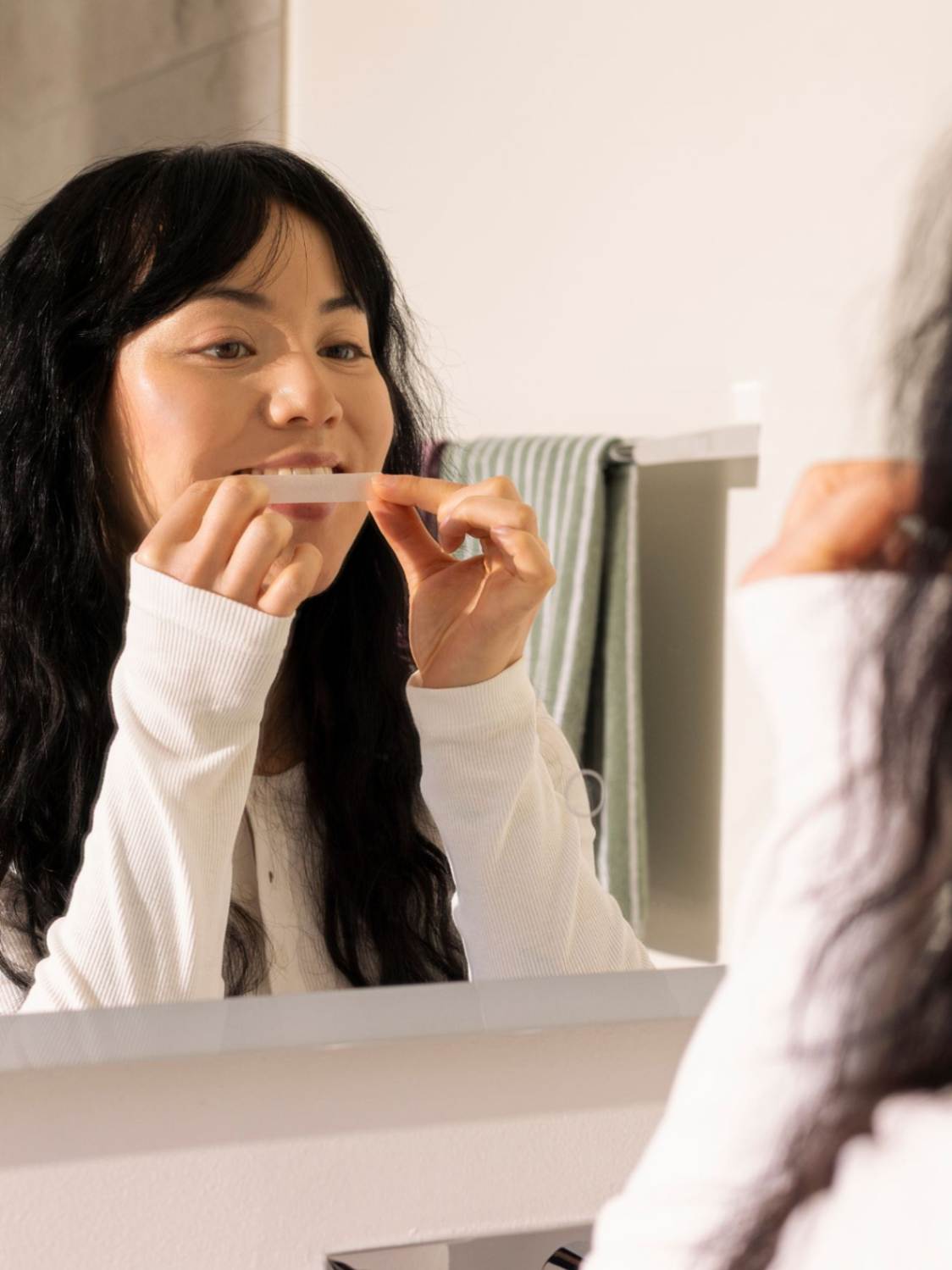 Whitening Strips - Mint, natural teeth whitening, The Humble Co, Nourished